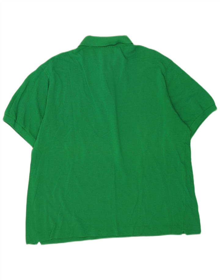 Lacoste Mens Polo Shirt Size 7 2XL Green Cotton