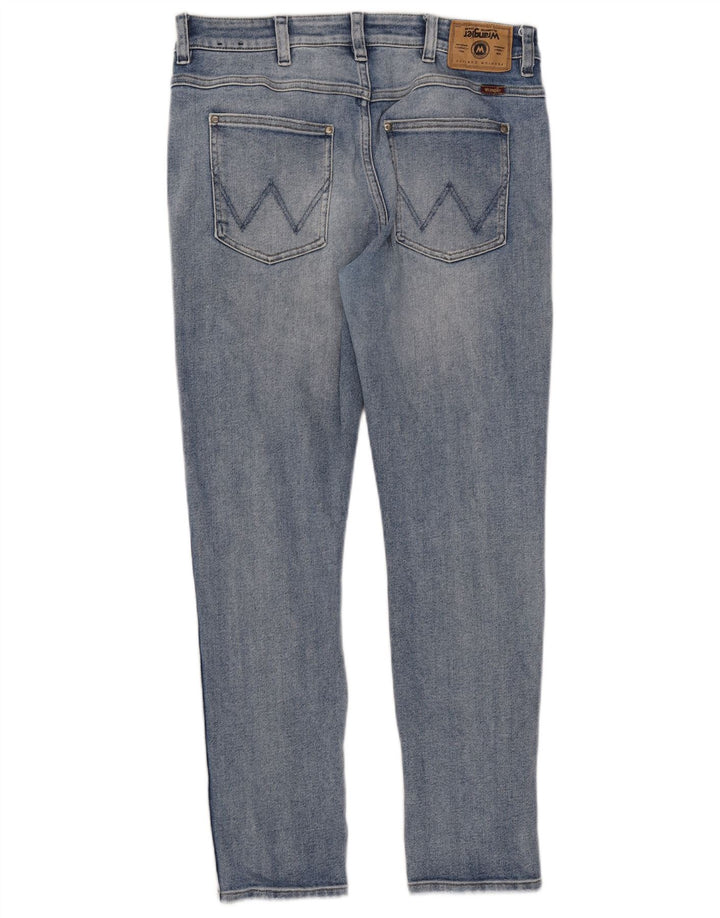Wrangler Womens Slim Jeans W32 L27 Blue Cotton