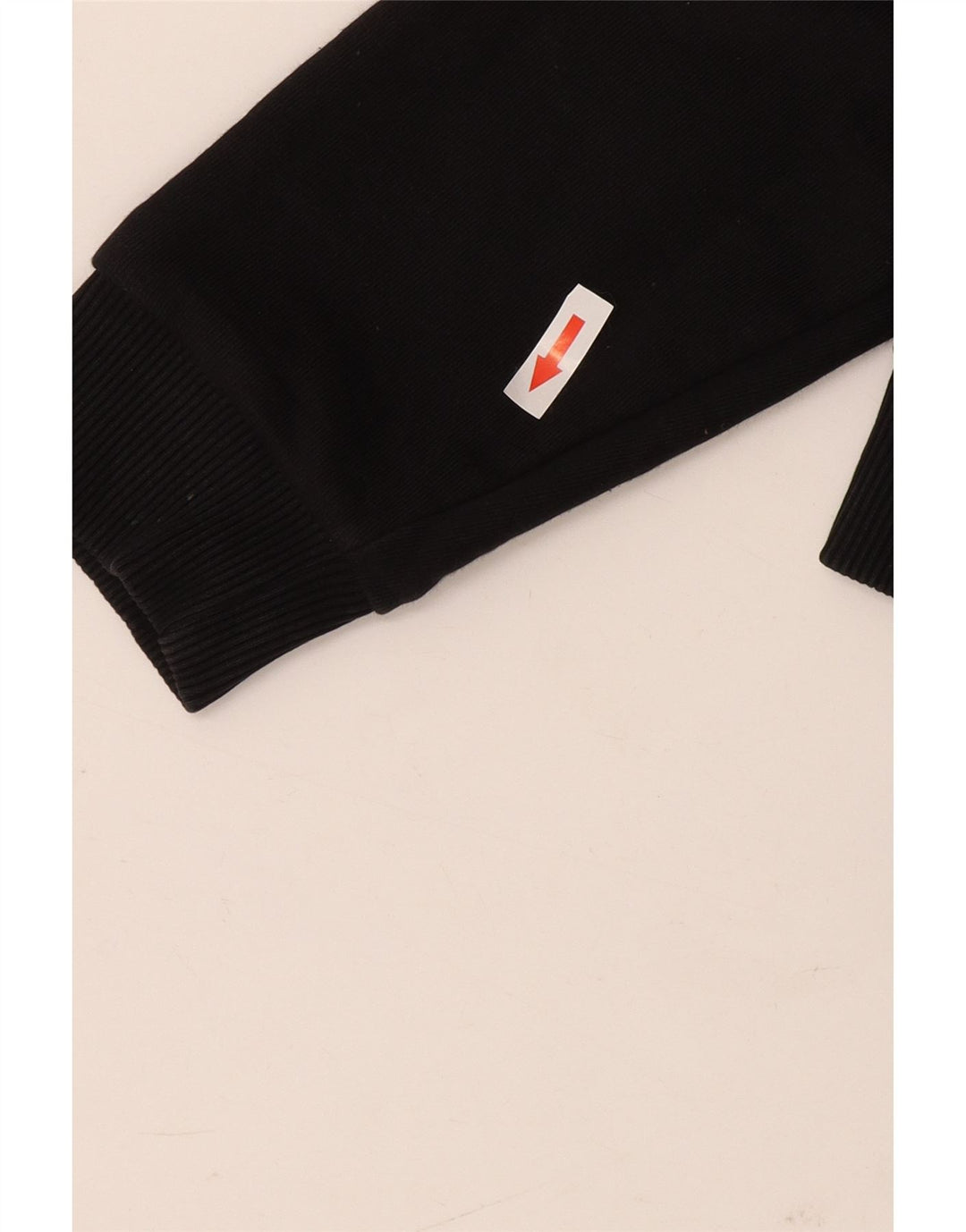 Fila Womens Sweatshirt Jumper UK 10 Small Black Cotton