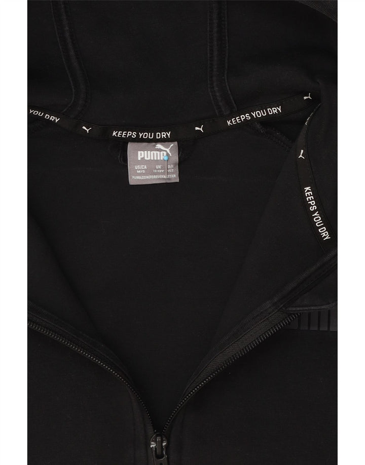 Puma Boys Zip Hoodie Sweater 11-12 Years Black