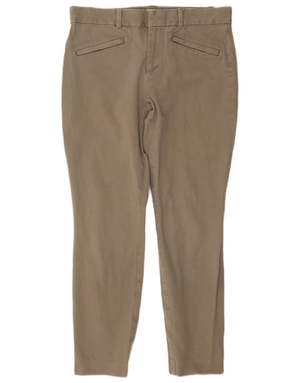 Gap Pantalones ajustados para mujer US 8 Medium W30 L25 Algodón caqui