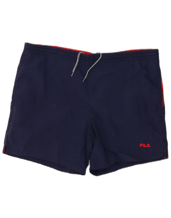 Fila Mens Sport Shorts Large Navy Blue