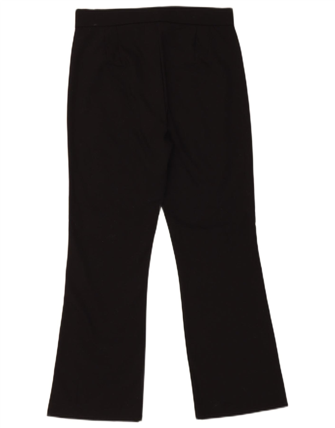 Calça feminina Zara Bootcut cortada média W28 L26 preta