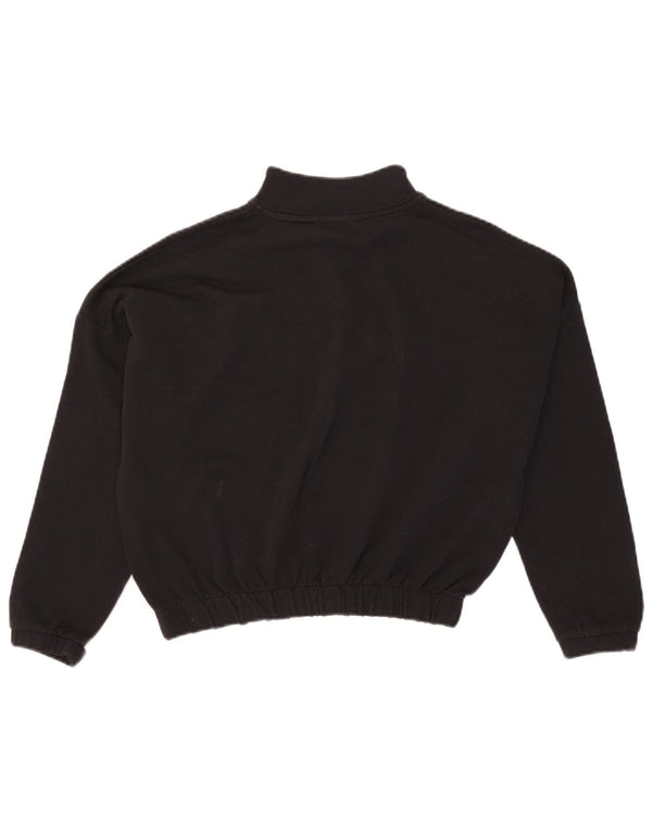 Kappa moletom feminino oversized gráfico jumper UK 10 pequeno preto