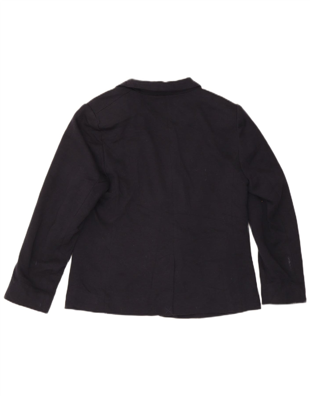 John Lewis Dame 1 Knap Blazer Jacket UK 14 Medium Navy Blue Polyester