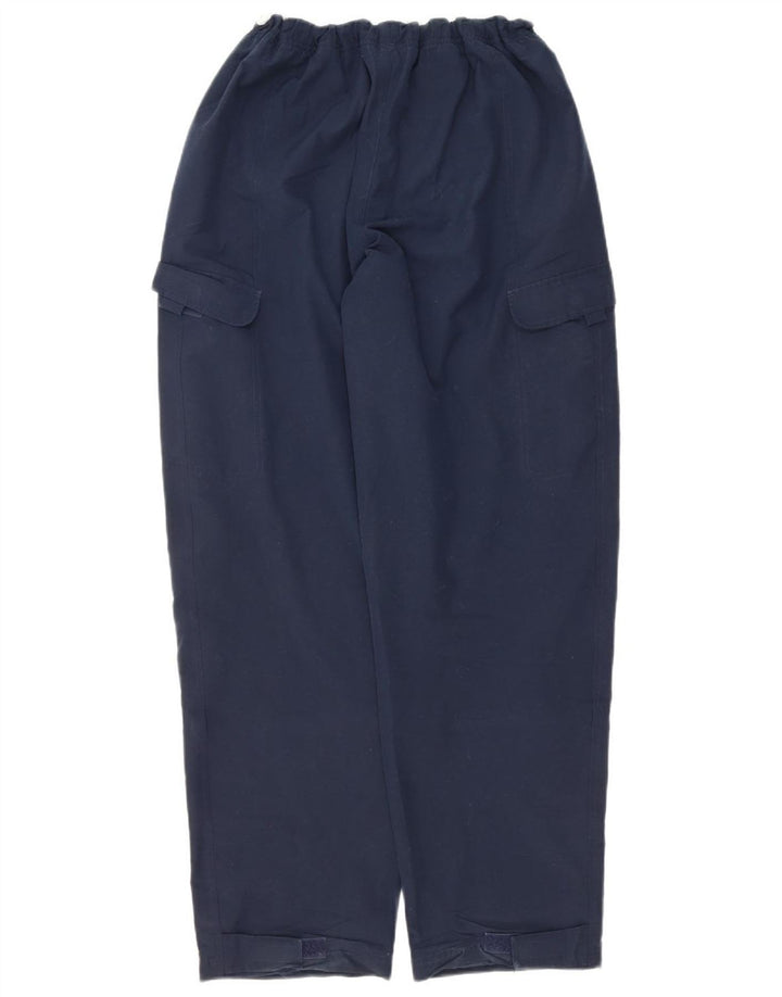 CHAMPION Mens Cargo Tracksuit Trousers Large Navy Blue Polyester