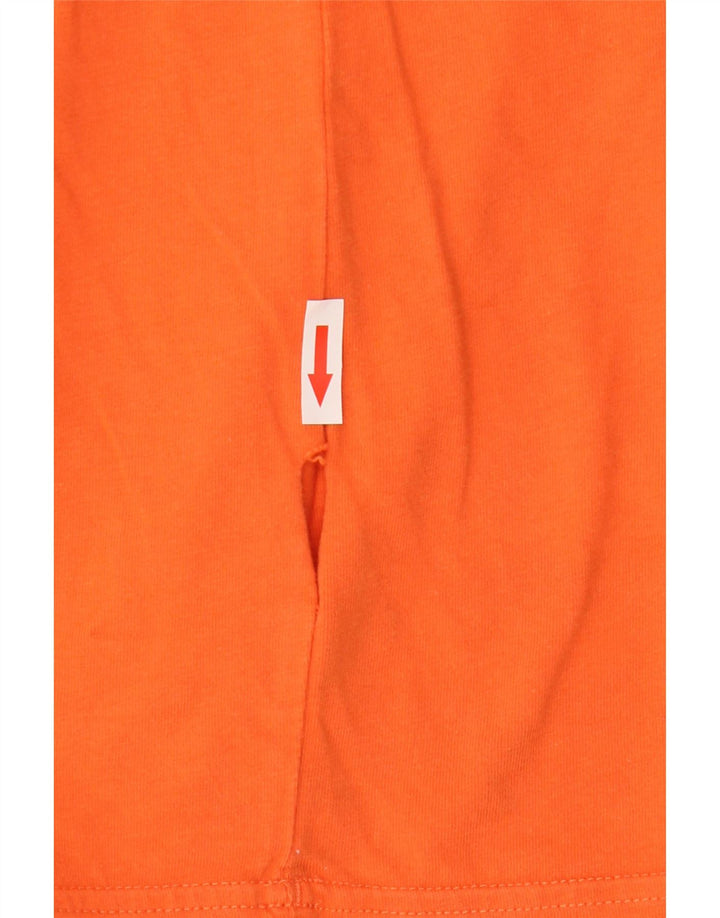 Adidas Mens T-Shirt Top Medium Orange