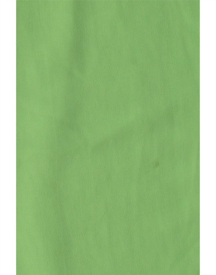 Zara Womens Straight Chino Trousers Large W34 L33 Green Polyester