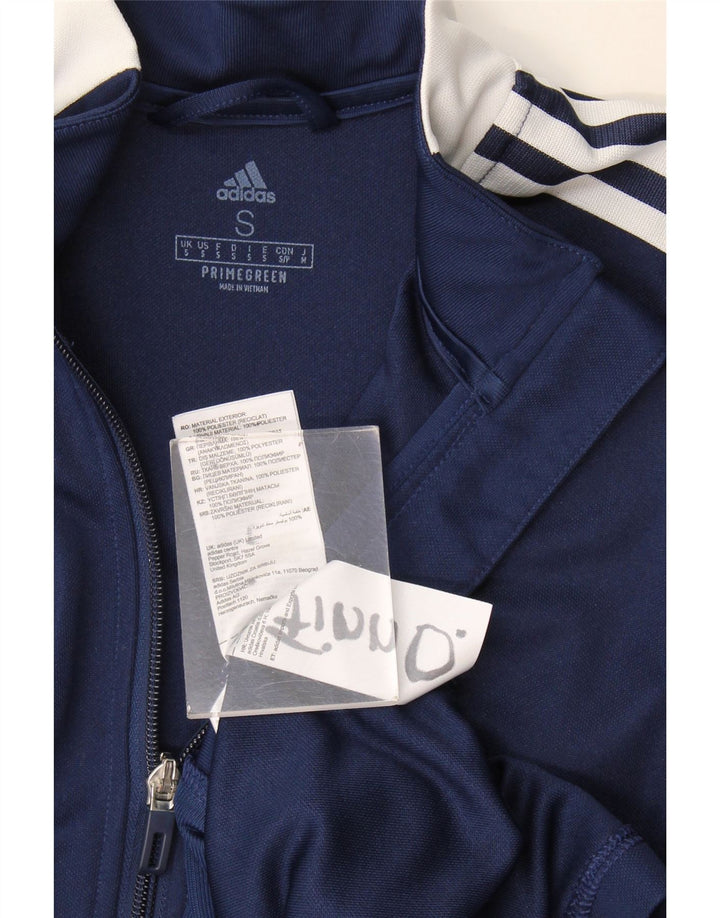 Adidas Mens Aeroready Tracksuit Top Jacket Small Navy Blue Colourblock