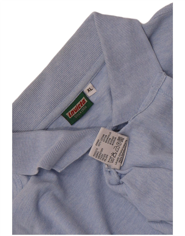 Invicta Mens Polo Shirt XL Blue Cotton