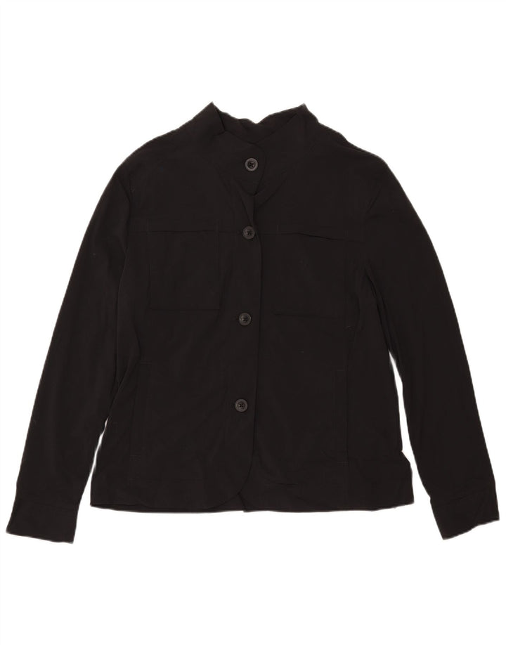 Eddie Bauer Womens Utility Jacket US 14 XL Black Nylon