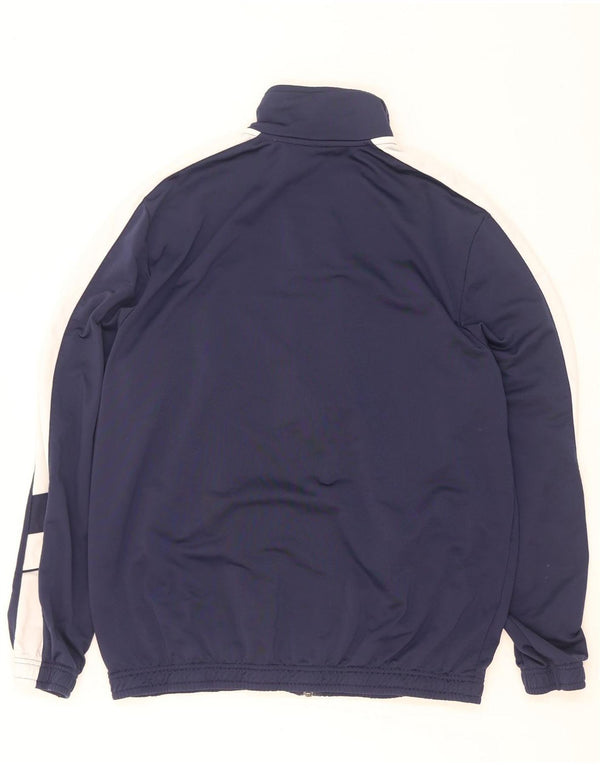Giacca da tuta da uomo Puma XL in poliestere color block blu navy