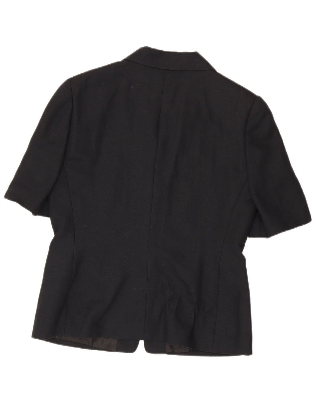 Luisa Spagnoli Chaqueta tipo blazer de manga corta con 5 botones para mujer IT 40 Small Black