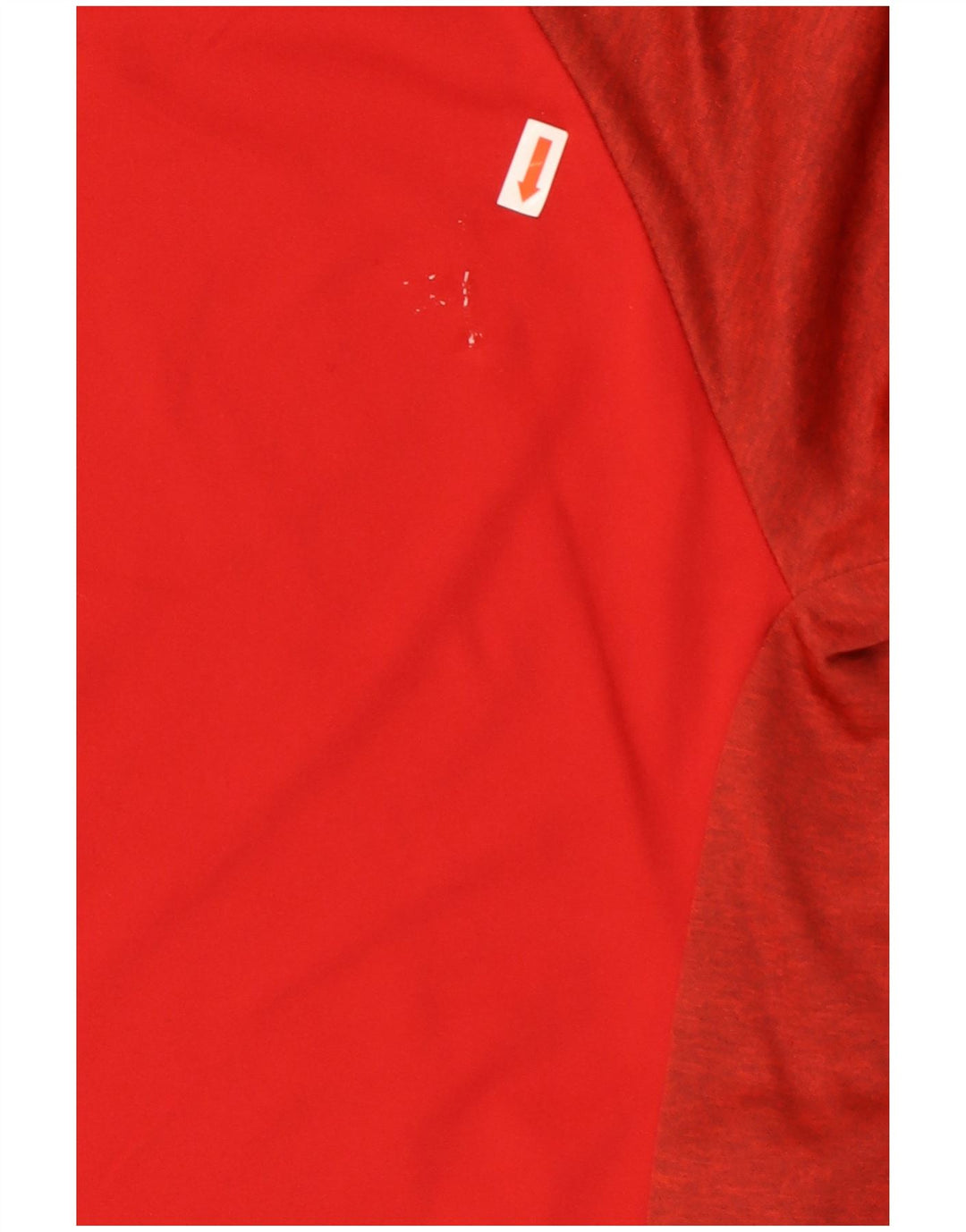 Majestic Mens T-Shirt Top Large Red Polyester Sports
