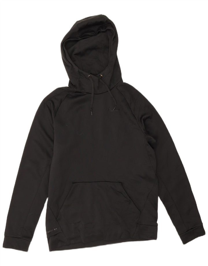Nike Herre Therma-Fit hættetrøje Jumper Medium Sort Polyester