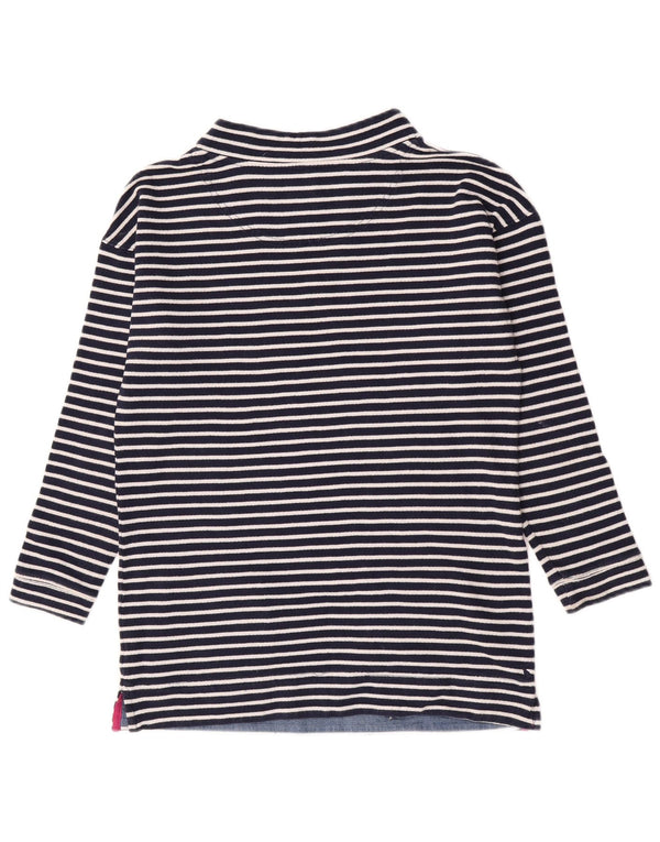 Joules Damen Top Langarm UK 10 Small Marineblau gestreift nautisch