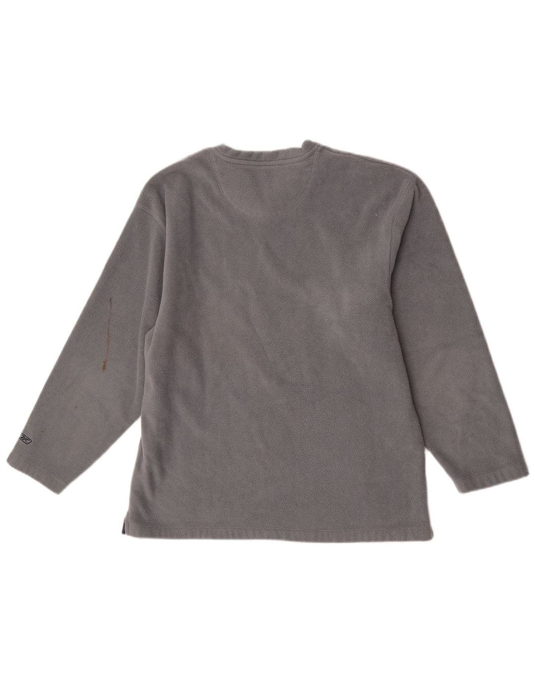 Reebok Fleece Jumper til mænd, stor grå polyester
