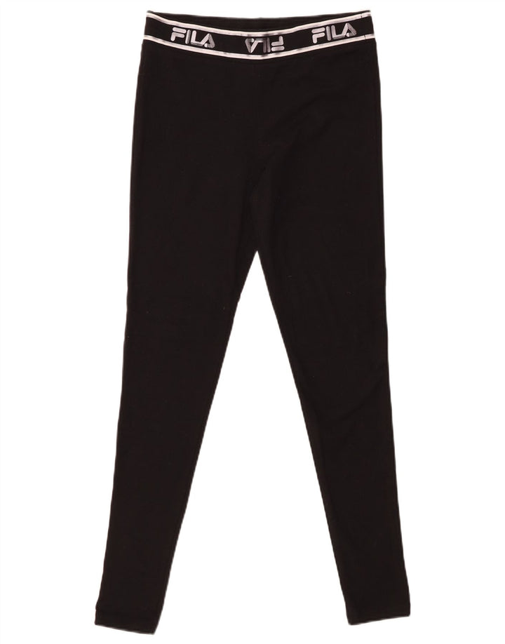 Leggings grafici da donna FILA UK 12 medio nero