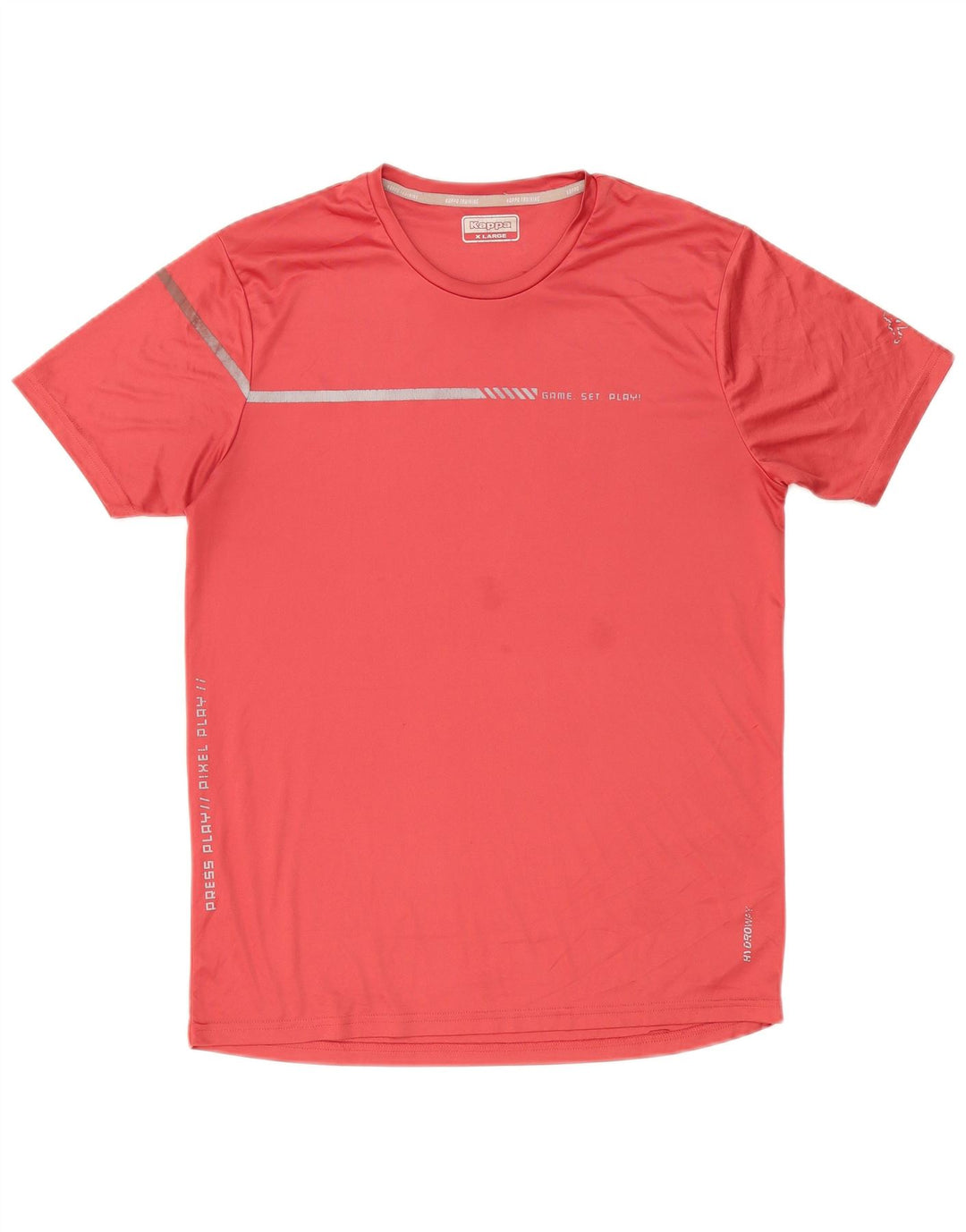 Kappa Herren T-Shirt Top XL Rot Polyester