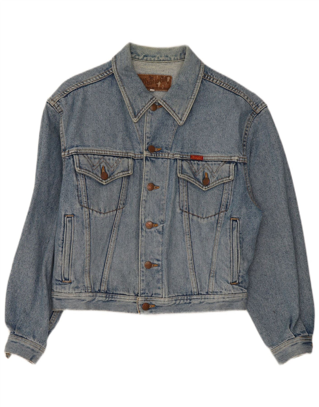 Wrangler Mens Denim Jacket UK 36 Small Blue