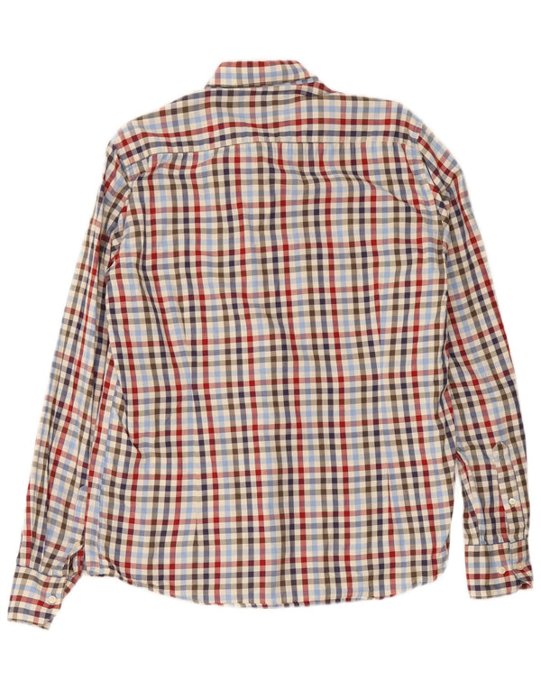 Barbour Mens Tailored Fit Shirt Medium Multicoloured Gingham Cotton