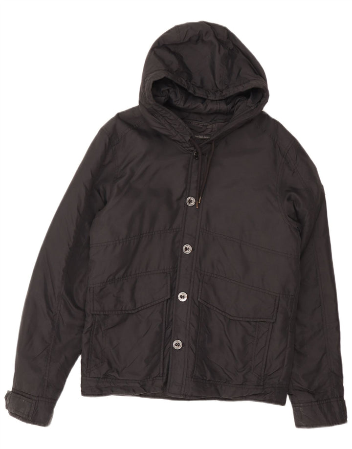 Giacca imbottita con cappuccio da uomo Calvin Klein UK 38 media nera