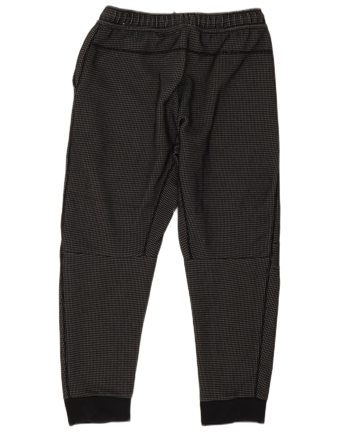 Nike Boys Tracksuit Trousers Joggers 13-14 Years XL Black Check Polyester