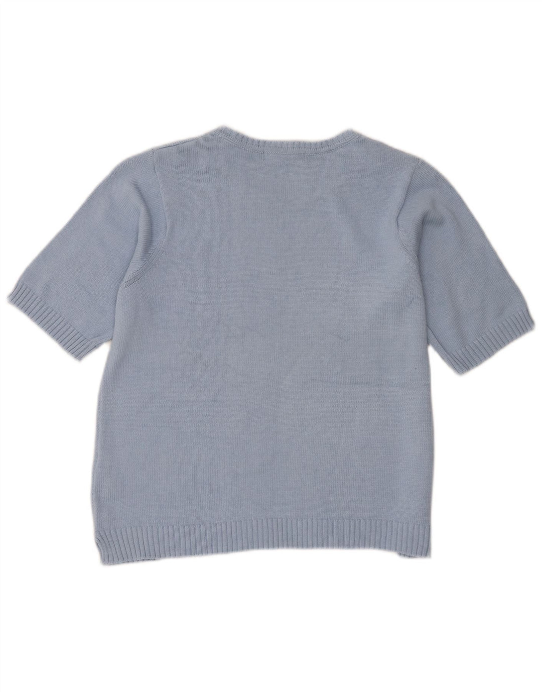 Marks & Spencer Womens Boat Neck Jumper Sweater UK 16 Large Blue