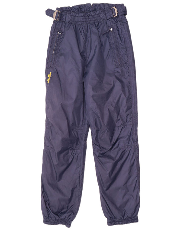Pantaloni da jogging da donna Ellesse Windbreaker UK 14 Large Blu Navy