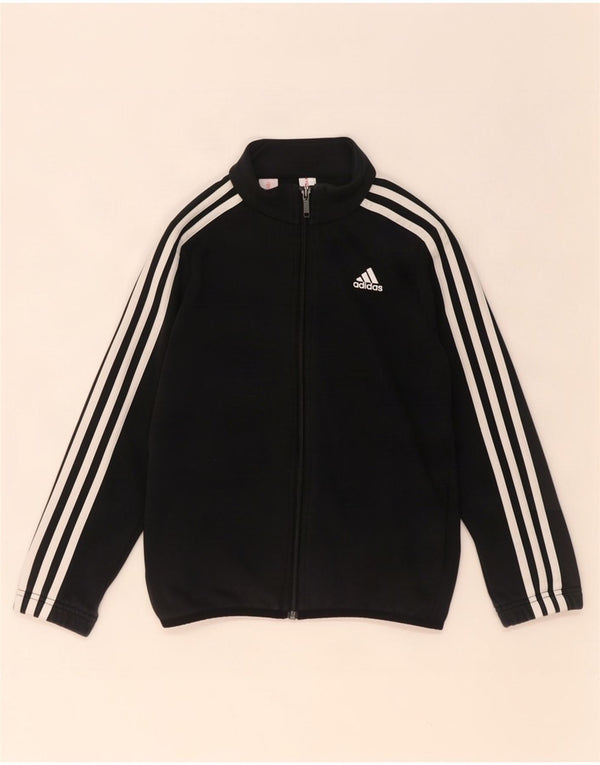 Adidas Veste de Survêtement Garçon 9-10 Ans Noir Coton