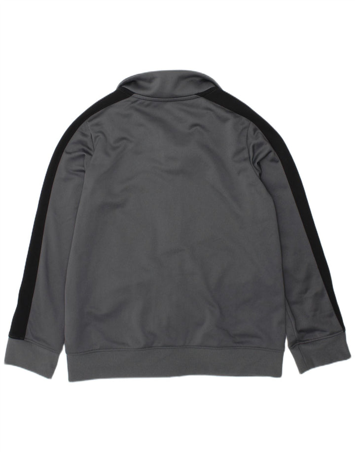 Chłopięca kurtka dresowa UNDER ARMOUR 7-8 lat, mała, szara, z blokami kolorów