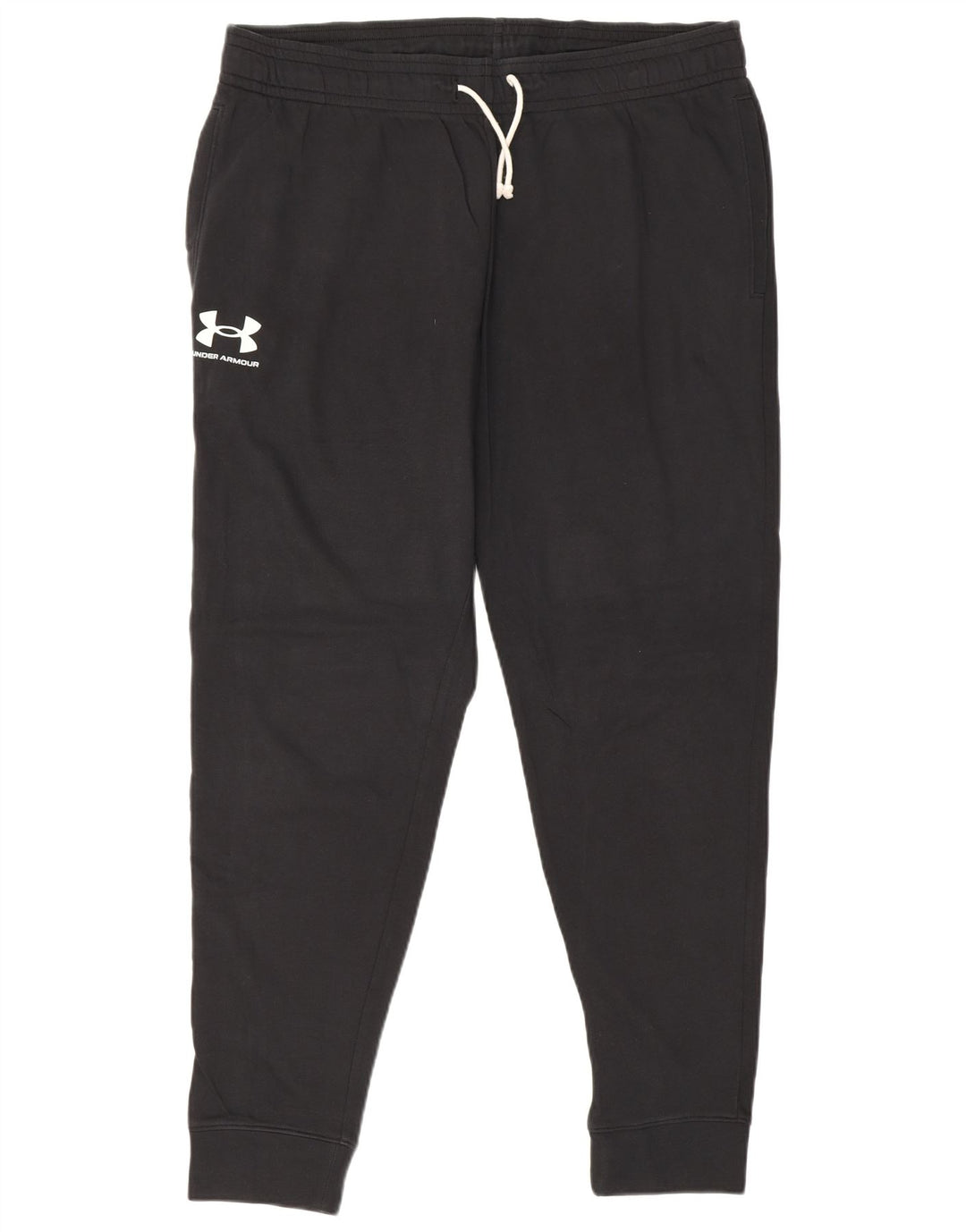 Under Armour Mens Tracksuit Trousers Joggers 2XL Black