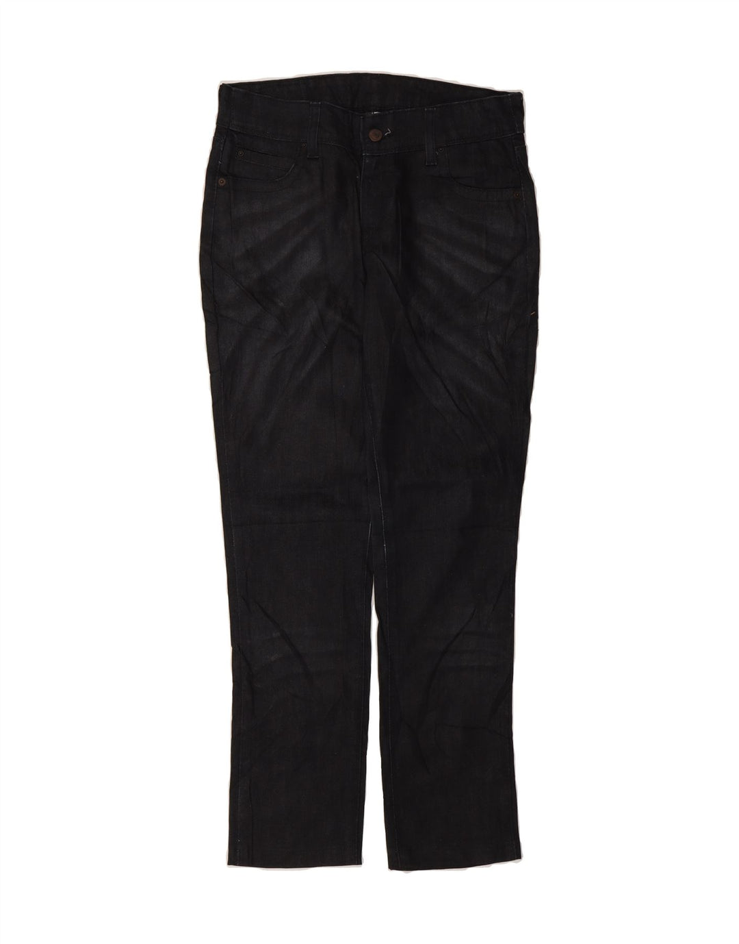 LEVI'S Womens Slim Jeans W32 L30 Black Cotton Vintage Levi's and Second-Hand Levi's from Messina Hembry 
