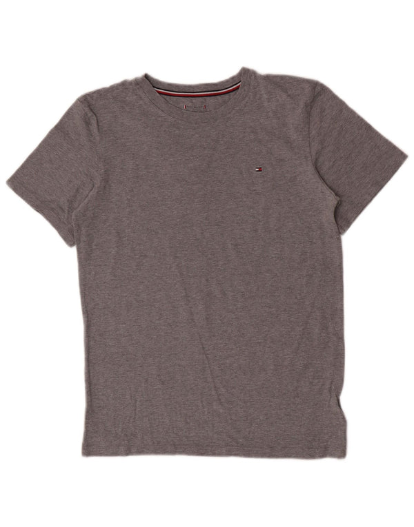 T-shirt da ragazzo Tommy Hilfiger Top 14-15 anni in cotone grigio