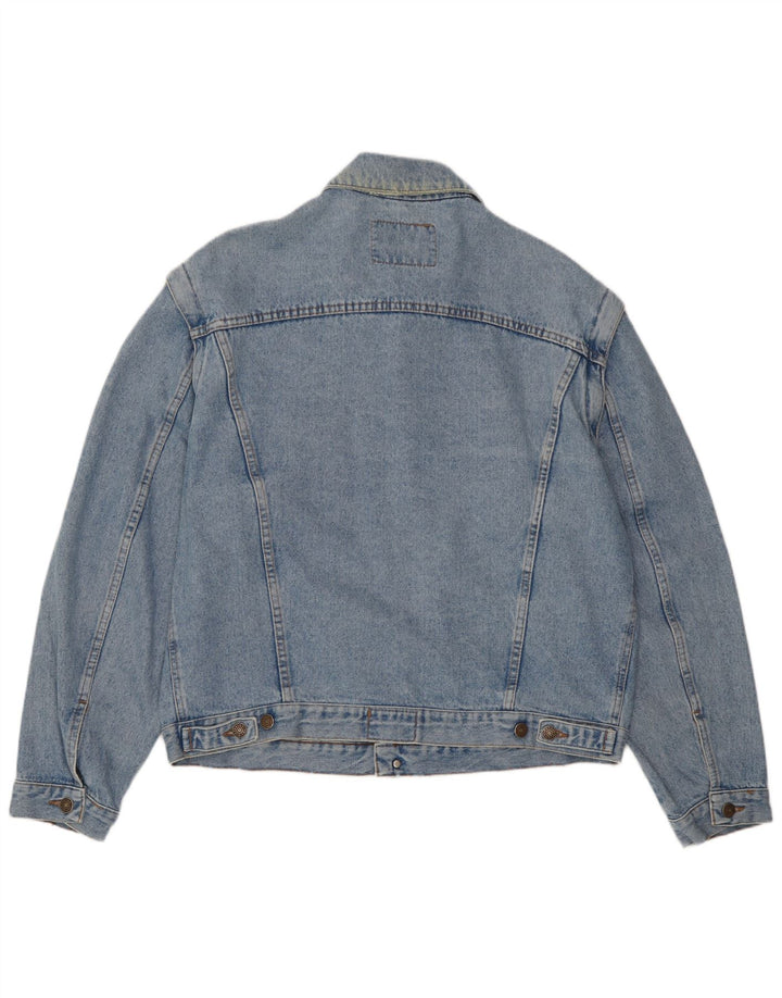 Carrera Mens Denim Jacket UK 40 Large Blue Cotton