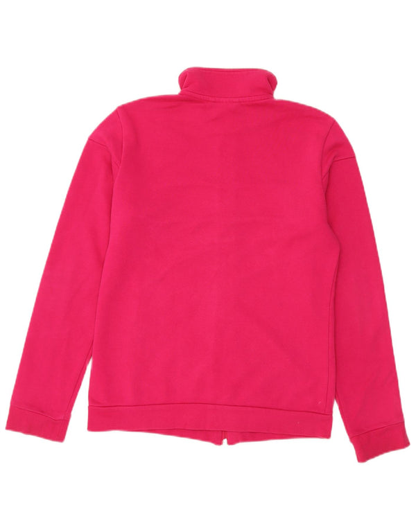 Adidas Damen Trainingsanzug Top Jacke UK 8/10 Small Rosa Colourblock Baumwolle