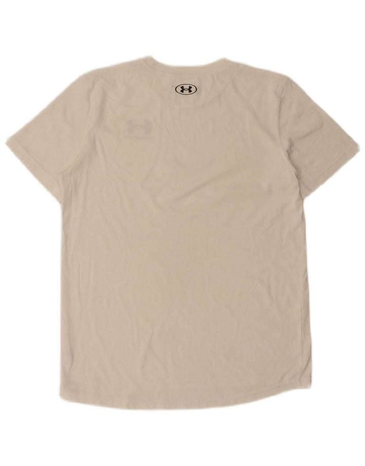 UNDER ARMOUR Boys T-Shirt Top 13-14 Years XL White