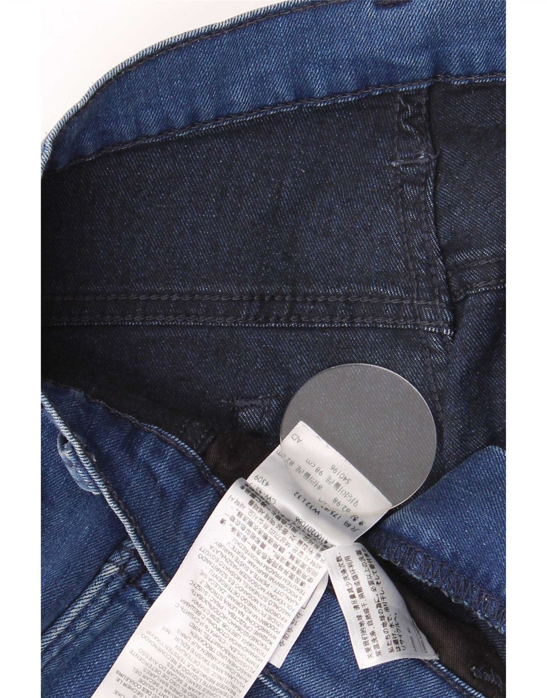 Jeans dritti da uomo Levi's W32 L32 in cotone blu navy