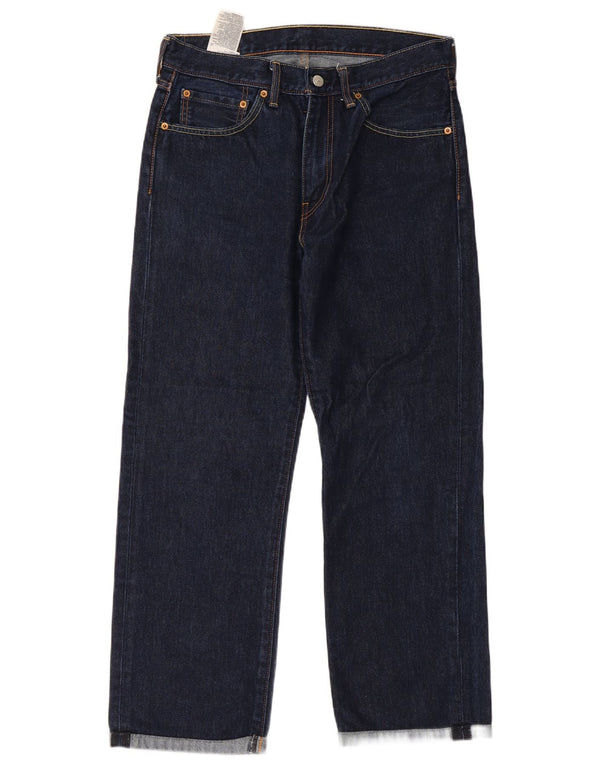 Levi's Uomo 751 Jeans dritti vestibilità ampia W32 L27 Cotone blu navy