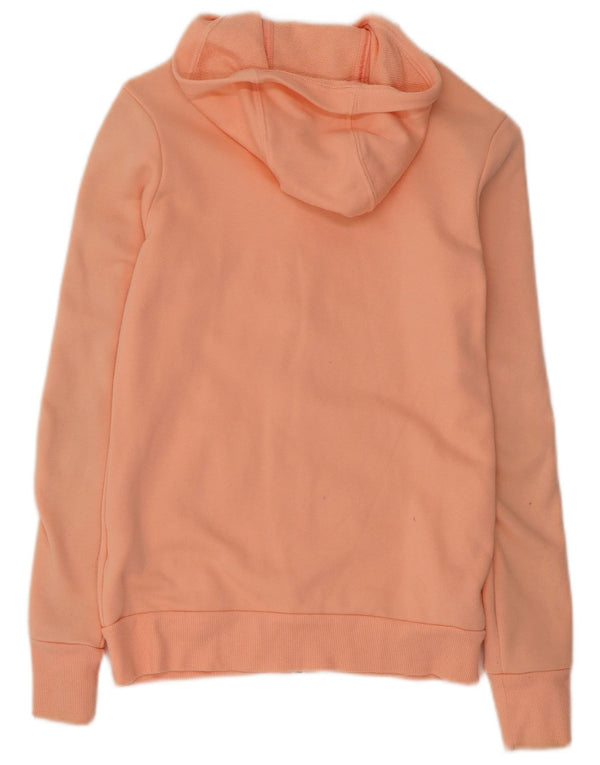 Adidas piger grafisk hættetrøje med lynlås 13-14 år Pink Colourblock Bomuld