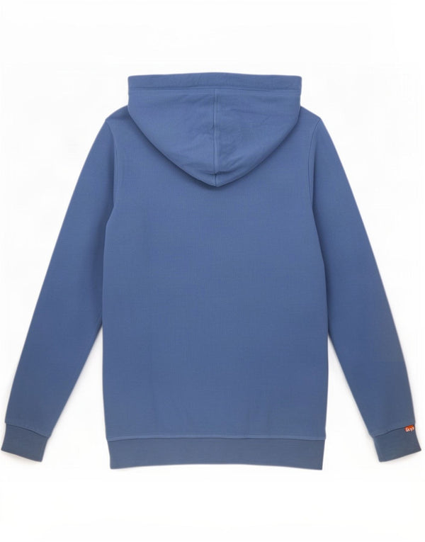 Superdry Mens Hoodie Jumper Small Blue Cotton