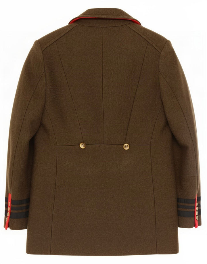 Zara Mujer Chaquetón UK 10 Small Lana Caqui