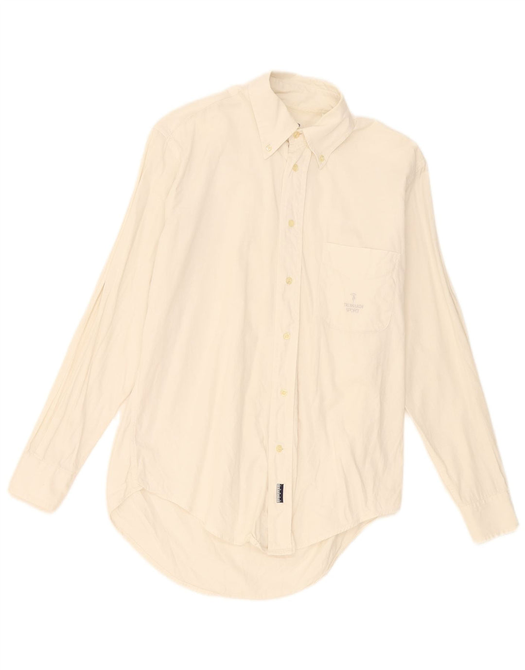 Camisa masculina Trussardi pequena branca