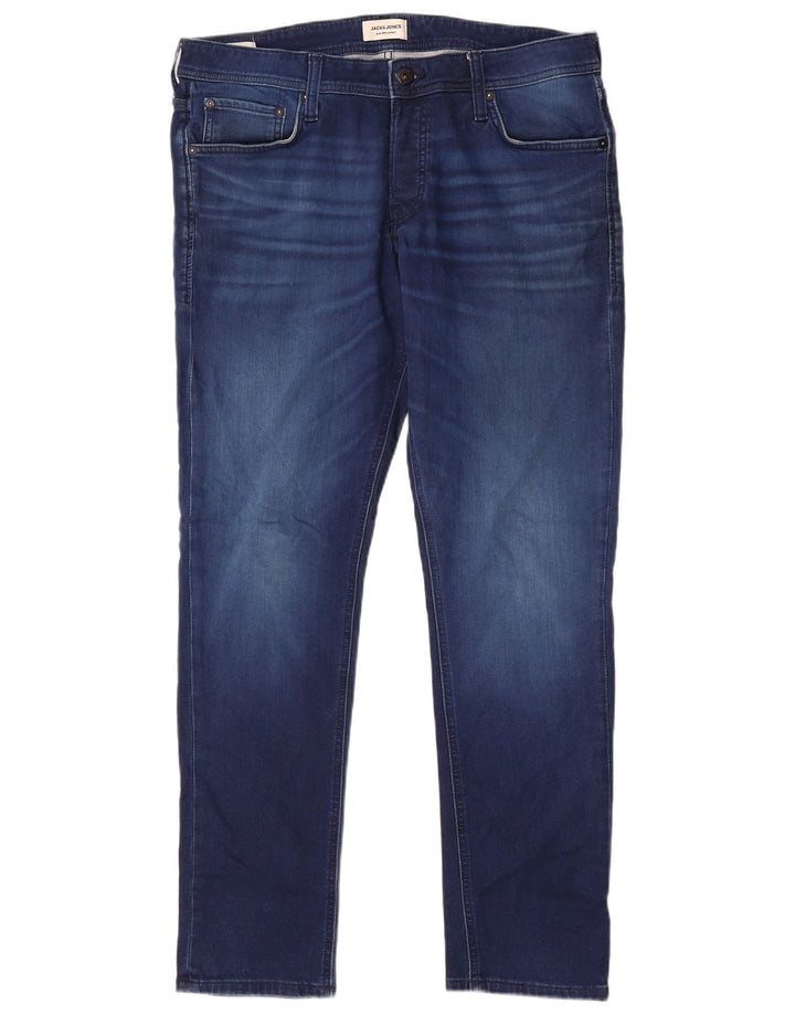 Jack & Jones Mens Slim Jeans W36 L32 Navy Blue
