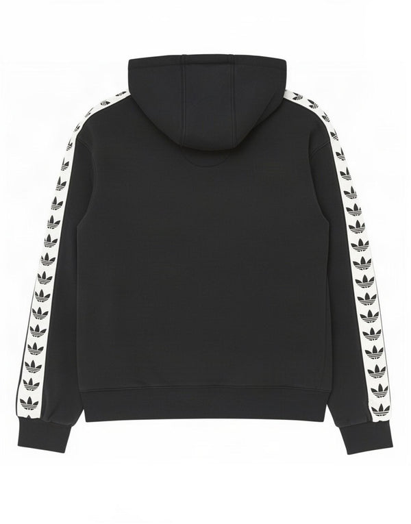 Adidas Herren Graphic Hoodie Pullover Small Schwarz Colourblock Baumwolle