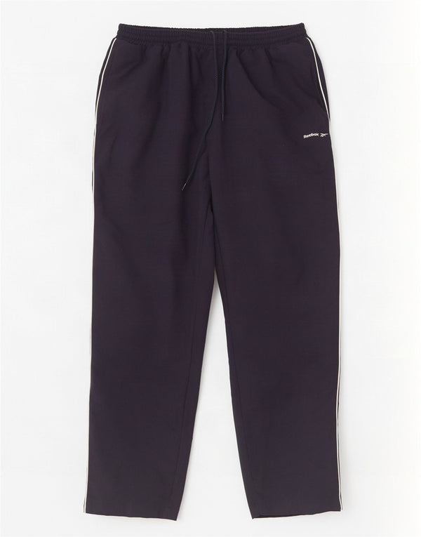 Reebok Pantalon De Survêtement Homme XL Bleu Marine Polyester