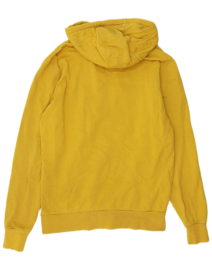 North Sails Mens Graphic Hoodie Jumper Medium Yellow Cotton