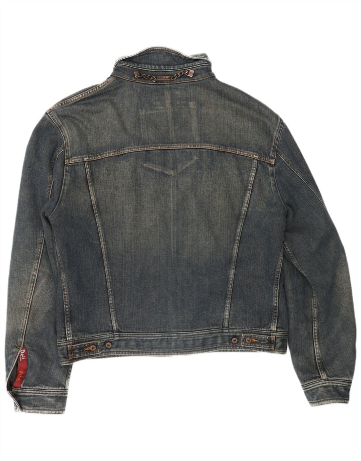Dolce & Gabbana Mens Denim Jacket UK 42 XL Blue Cotton