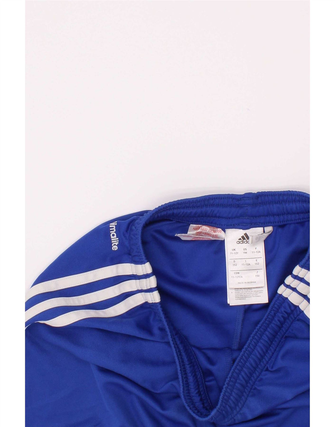 Adidas Boys Climalite Sport Shorts 11-12 Years Blue Polyester