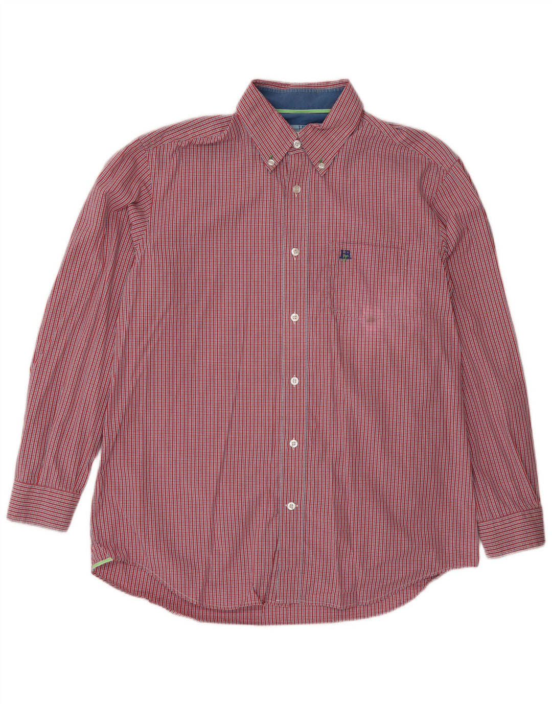 Harmont & Blaine Herreskjorte XL Rød Gingham Bomuld